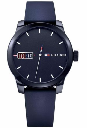 Tommy Hilfiger Denim Mens Blue Watch 1791381 material_Silicone - One Size