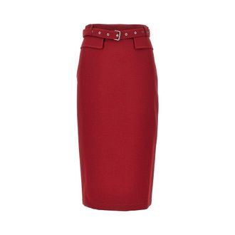 Pinko Viscose-blend cr&ecirc;pe skirt Woman 38