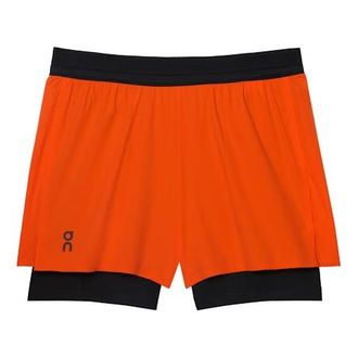 On Running (WMNS) On Running 3 Performance 2/1 Shorts Black Orange 1WF10120879