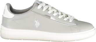 U.S.Polo Association Gray Polyester Mens Mens Sneaker