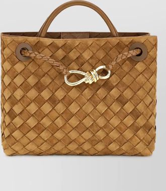 Bottega Veneta andiamo small leather tote bag
