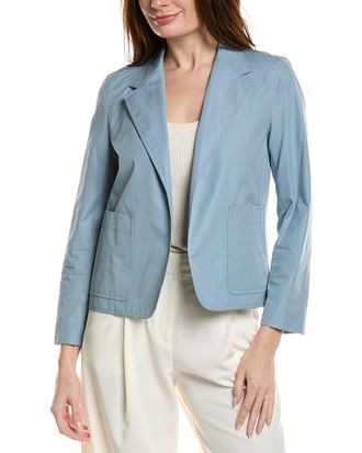Lafayette 148 New York Cropped Boyfriend Blazer