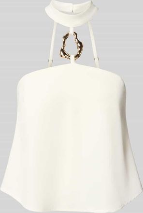 Rinascimento Rinascimento Regular Fit Top mit Applikation in Weiss, Größe XS