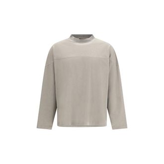 Jacquemus Gray Cotton Long Sleeve Mens T-Shirt