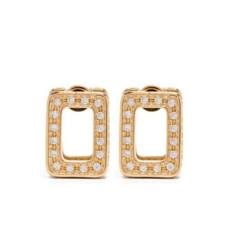 Marni Square-frame Diamond Earring