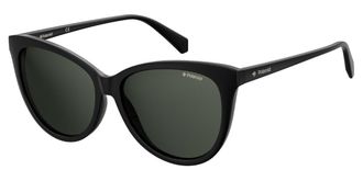 Polaroid PLD 6104/S/X Polarized 807/M9 Womens Sunglasses Black Size 56