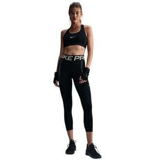 Nike Dames-joggingbroek met Pro-logo (Zwart)