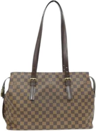 Louis Vuitton Pre-owned Damier Schoudertas N51119 - Dames - Vintage Schoudertas - Bruin - ONE Size - Vintage