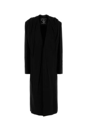 Y / Project Womens Black Cotton Coat - Size X-Small