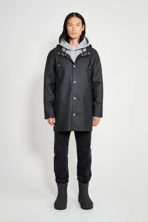 Stutterheim Stockholm Lightweight Raincoat in Black at Nordstrom, Size X-Large