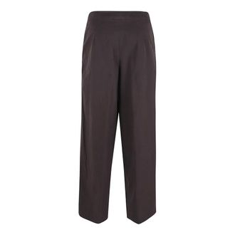 Dries Van Noten Dames, Broeken, Bruin, Maat: 3XS Katoen