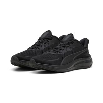 Puma Laufschuh PUMA SKYROCKET LITE 2, Damen, Gr. 45, silber (puma schwarz, matte silber), Textil, Schuhe Laufschuh