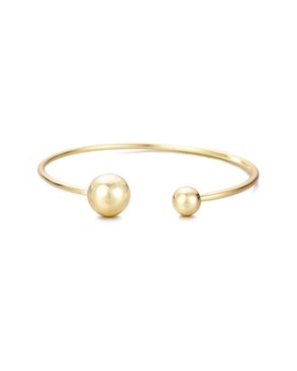 Adornia Plated Spheres Cuff Bracelet