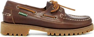 Sebago Sailor Schoenen - Dames - Bootschoenen - Bruin - 40 EU - Leer - Schoenen