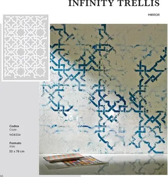 San Marco Stencil Novacolor Infinity Trellis 53x78 Cm Decorativo Su Carta Speciale