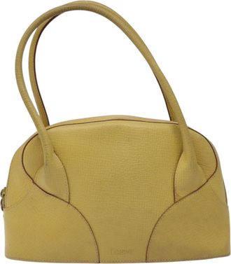 Loewe Yellow Leather Shoulder Bag (Pre-Owned)