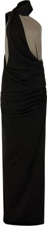 Entire studios Gedrapeerde One-Shoulder Jurk - Dames - Avondkleed - Veelkleurig - M - Katoen - Kleedjes