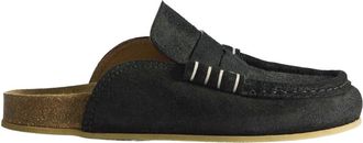 J.W.Anderson Stitch Loafer Mules - Dames - Slip ons - Zwart - 38 EU - Leer - Schoenen