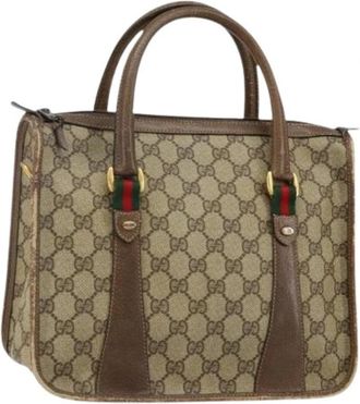 Gucci Pre-owned Handbag - Dames - Vintage Handtas - Beige - ONE Size - Vintage