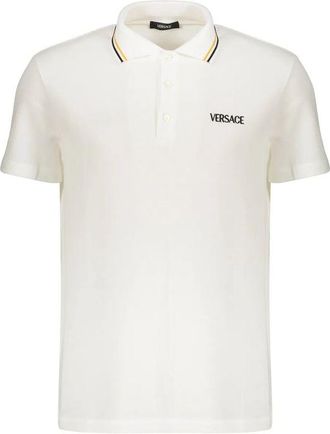 Versace White Cotton Mens T-Shirt