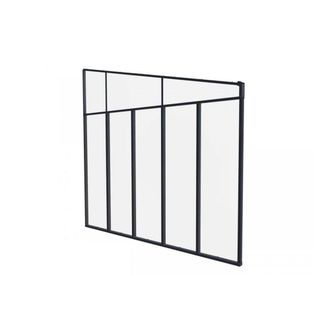 Palram Patio Cover 4 Series Sidewall - Acrylic - L319 x W6.7 x H305 cm - Grey
