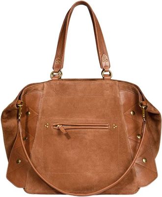 Jerome Dreyfuss Roger Tote - Dames - Shoppers - Bruin - ONE Size - Katoen - Tassen