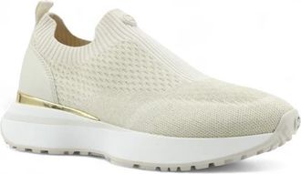 Michael Kors Ari Slip-On Sneaker - Dames - Sneakers - Wit - 37 EU - Polyester - Schoenen