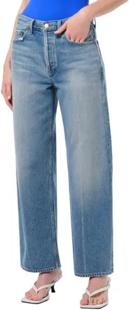 A Gold E Arc Loose Wide Leg Jeans in Brink Md Vnt Ind W/Crease Li at Nordstrom, Size 29