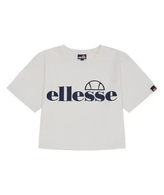 Ellesse T-Shirt ELLESSE SILO CROPPED TEE, Damen, Gr. 38 (10), weiss (sanftes wei&szlig;), Obermaterial: 100% Baumwolle, Shirts T-Shirt