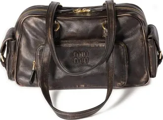 Miu Miu Pocket Logo-embossed Tote Bag