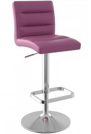 Netfurniture Swank Adjustable Bar Stool in Purple