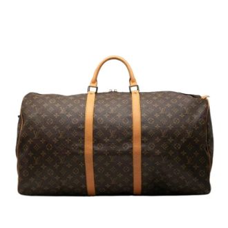 Louis Vuitton Pre-owned Weekend Bags, female, Brown, Size: ONE SIZE Pre-owned Keepall 60