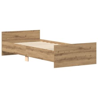 vidaXL Estructura De Cama Roble Artisan 80 X 200 Cm Vidaxl