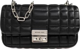 Michael Michael Kors Borsa a spalla Tribeca trapuntata grande - Nero