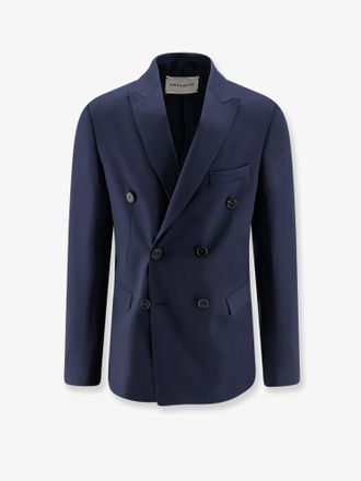 Amaranto Virgin wool blend blazer - AMARANTO - gender_Man