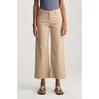 Mavi Paloma Ankle Wide Leg Jeans in Corn Silk Flex Blue at Nordstrom, Size 32 X 28