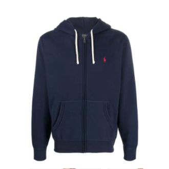 Polo Ralph Lauren Zip-throughs, male, Blue, Size: XL Polo Ralph Lauren T-shirts and Polos