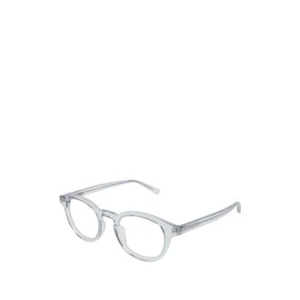 Saint Laurent Brillen - Heren - Accessoires - Grijs - Maat: 47 MM