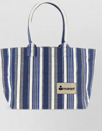 Isabel Marant yenky zipped large striped beach bag