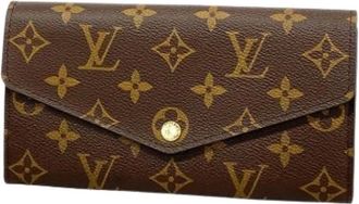 Louis Vuitton Pre-owned Wallets, female, Brown, Size: ONE SIZE Pre-owned Long Wallet (Bi-fold)