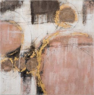 Schubiger M&ouml;bel Bild Abstrakt mit Rosa