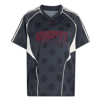 adidas (WMNS) adidas Street Jersey Asia Sizing SS Night Grey KV1189