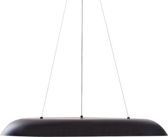 Beliani Beliani - Modern Pendant Lamp Integrated led Ring Round Hanging Light Metal Black Surko