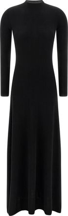 Tom Ford Black Wool And Silk Dress