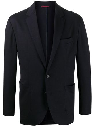 Brunello Cucinelli Blazer avvitato monopetto - Blu