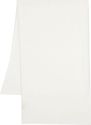 Fabiana Filippi sequin-detail open-kinit scarf - women - Cotton/Linen/Flax/Polyester - One Size - White