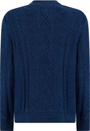 GANT Mens Crew Neck Cotton Sweater, Rich Navy Sweatshirts