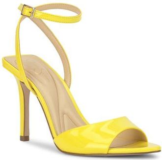 Jessica Simpson Davara Ankle Strap Pointed Toe Sandal in Bright Yello at Nordstrom, Size 8.5