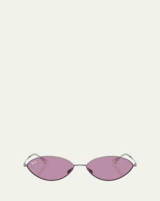Ray-Ban RB3757 Oval Metal Sunglasses