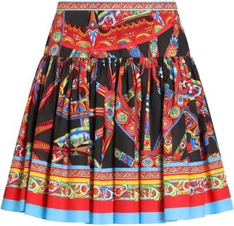 Dolce & Gabbana poplin minirok met Carretto-print